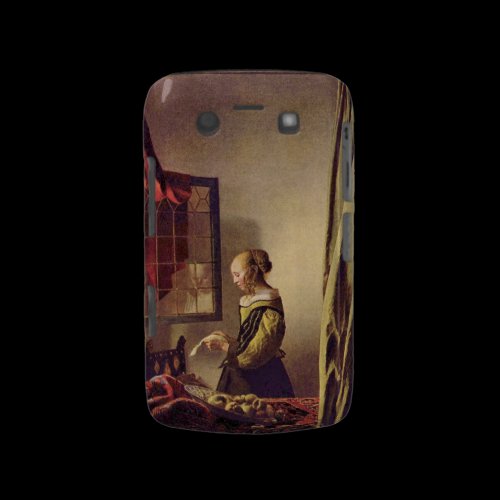 Girls at the open window by Johannes Vermeer Blackberry Bold Cases