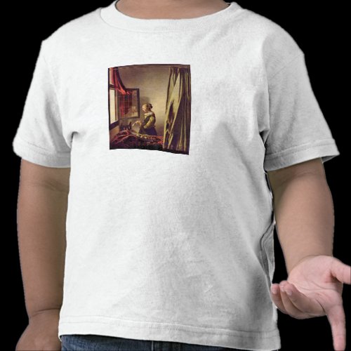 Girls at the open window by Johannes Vermeer T Shirt