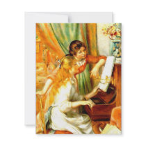 Girls at the Piano Invitations by junebug042 Girls at the Piano Invitations