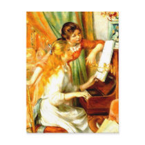 Girls at the Piano Postcard by junebug042 Girls at the Piano Postcard