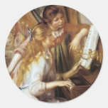 Girls at the Piano Stickers