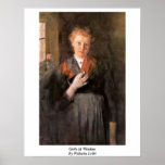 Girls At Window By Wilhelm Leibl Print