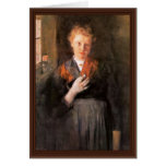 Girls At Window (Portrait Of Babette Maurer B. Jor cards