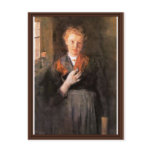 Girls At Window (Portrait Of Babette Maurer B. Jor Post Card