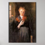 Girls At Window (Portrait Of Babette Maurer B. Jor Poster