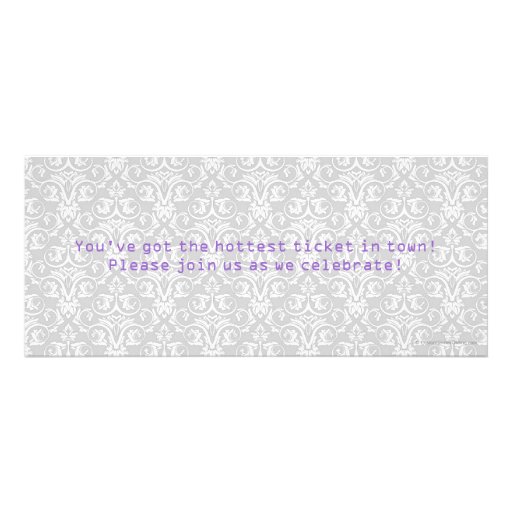 Girl's Baby Shower Ticket Invitations