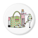 Girls Bags and Shoes Two magnets