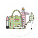 Girls Bags and Shoes Two stickers