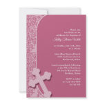 Girl's Baptism Invitation