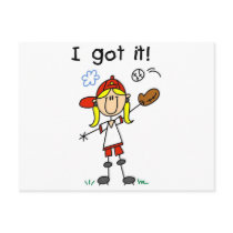 Girls Baseball I Got It Tshirts and Gifts Post Card