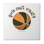 Girls Basketball - Black/Orange Tiles
