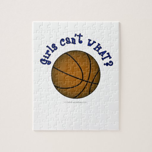 Girls Basketball - Brown/Blue Puzzles