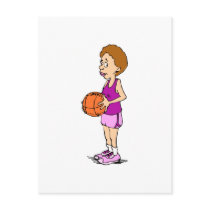 Girls basketball player postcards by shopaholicchick Girls basketball player postcards