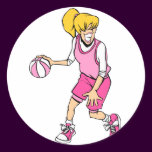 Girls basketball player