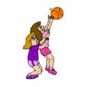 Girls basketball shoot