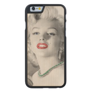 Girl's Best Friend I Carved® Maple iPhone 6 Slim Case