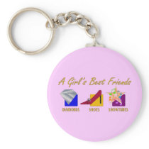 Girl's Best Friends Keychain keychains