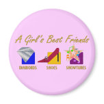 Girl's Best Friends Magnet