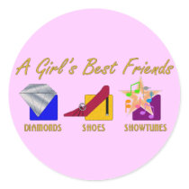 Girl's Best Friends Stickers stickers