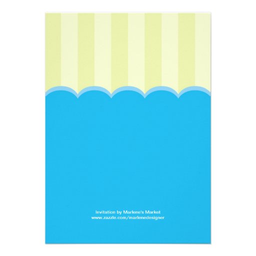 Girls Birthday Pool Party Invitation