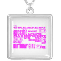Girls Birthdays : Greatest Most Birthday Girl Necklaces