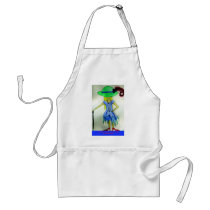 Girls book Apron by pdweigandjd Girls book Apron