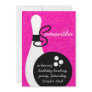 Girls Bowling Birthday Party Invitation