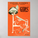 Girls by Clyde Fitch 1910 posters