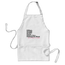 girls can do anything (girl power) aprons