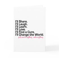 girls can do anything (girl power) cards