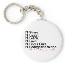 girls can do anything (girl power) keychains