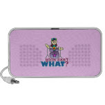 Girls Can't WHAT? Drummer Girl Logo iPod Speakers