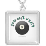 Girls Can't WHAT? Eight Ball Custom Necklace