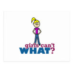 Girls Can't WHAT? Girl Post Cards