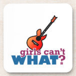 Girls Can't WHAT? Guitar Coaster