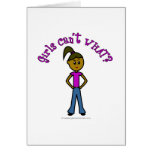 Girls Can't WHAT? Logo-Dark Girl Cards