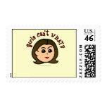 Girls Can't WHAT? Logo Head-Light Stamps