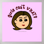 Girls Can't WHAT? Logo Head-Light Poster