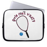 Girls Can't WHAT? Raquetball Laptop Computer Sleeve