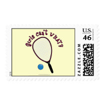 Girls Can't WHAT? Raquetball stamps