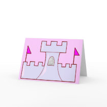 girls castle template cards by partypassion girls castle template cards