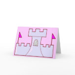 girls castle template cards
