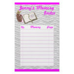 Girls Christening Book stationery