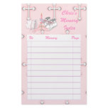Girls Christening Wish stationery