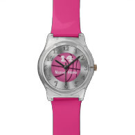 Girls Customizable Basketball Watches NAME, NUMBER