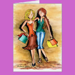 Girls Day Out Art Card ~ Customisable cards