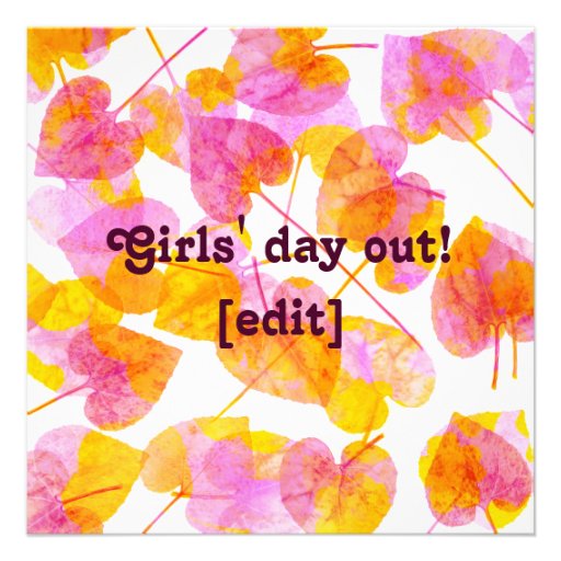 469+ Girls Day Out Invitations, Girls Day Out Announcements & Invites