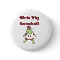 Girls Dig Baseball buttons by sport_shop Girls Dig Baseball buttons
