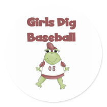 Girls Dig Baseball stickers by sport_shop Girls Dig Baseball stickers