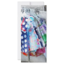 Girl's Dresses at Street Fair rack cards